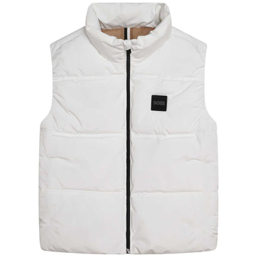 Chaleco blanco BOSS para niños y adolescentes